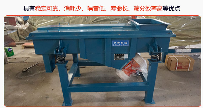 具有穩(wěn)定可靠、消耗少、噪音低、壽命長、振型穩(wěn)、篩分效率高等優(yōu)點