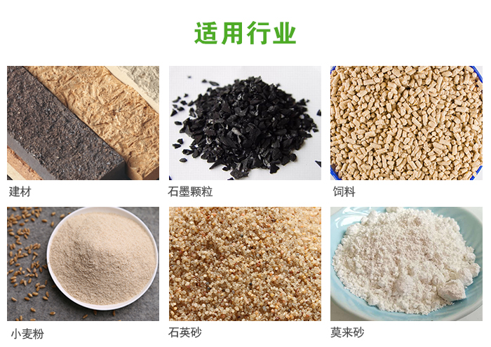 高頻振動篩主要用于化工，建材，石墨顆粒，飼料，小麥粉，石英砂，豆?jié){，果汁等各種物料的干法、濕法篩分、分級、脫水，過濾。
